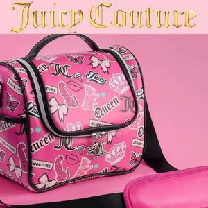 Juicy Couture Juicy Queen Graphic Insulated Zip-Around Crossbody Cooler Bag